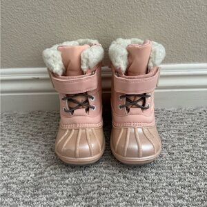 Cat & Jack Pink Toddler Snow Boots - 5
